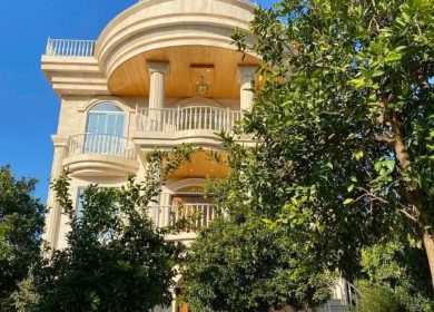 خرید ویلا باغ نما سنگ 400 متری فول امکانات شهرکی | ۴۰۰ متر