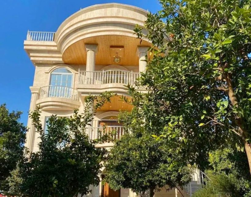 خرید ویلا باغ نما سنگ 400 متری فول امکانات شهرکی | ۴۰۰ متر