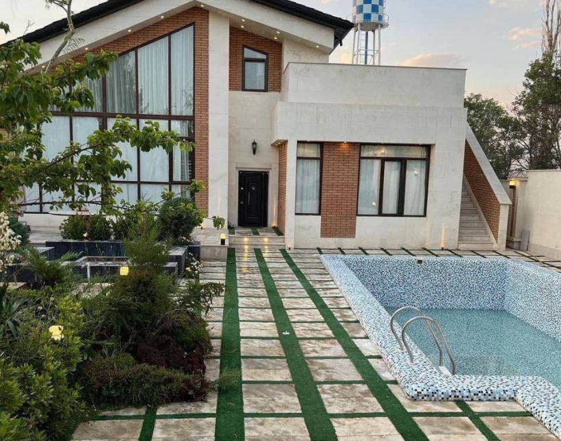 ویلا دوبلکس 300 متری استخر دار فول فرنیش چمستان | ۳۰۰ متر
