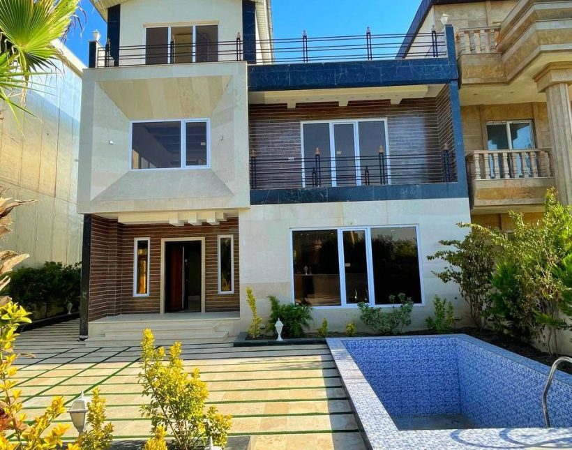 خرید ویلا تریپلکس نما مدرن 300 متر زمین | 300 متر
