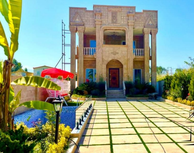 خرید ویلا 400 متری نما کلاسیک جنگلی با استخر | 400 متر