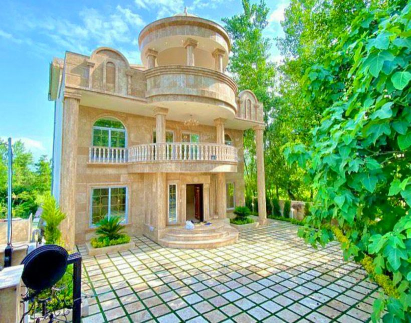 خرید کاخ ویلای نما سنگ 300 متری استخر داخل سند دار | ۳۰۰ متر