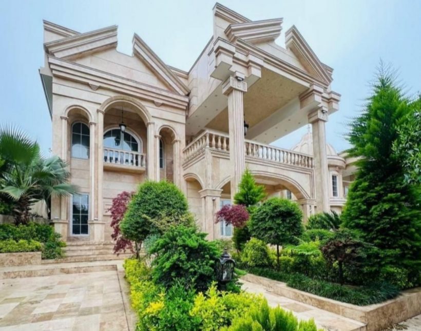 کاخ ویلا 500 متری استخر دار فول فرنیش چمستان | ۵۰۰ متر