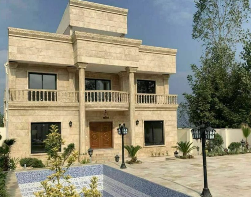 خرید ویلا نما سنگ استخر دار مدارک تکمیل 360 متری | ۳۶۰ متر