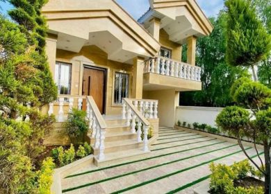 خرید ویلا نیم پیلوت نما سنگ 250 متری شهرکی | ۲۵۰ متر