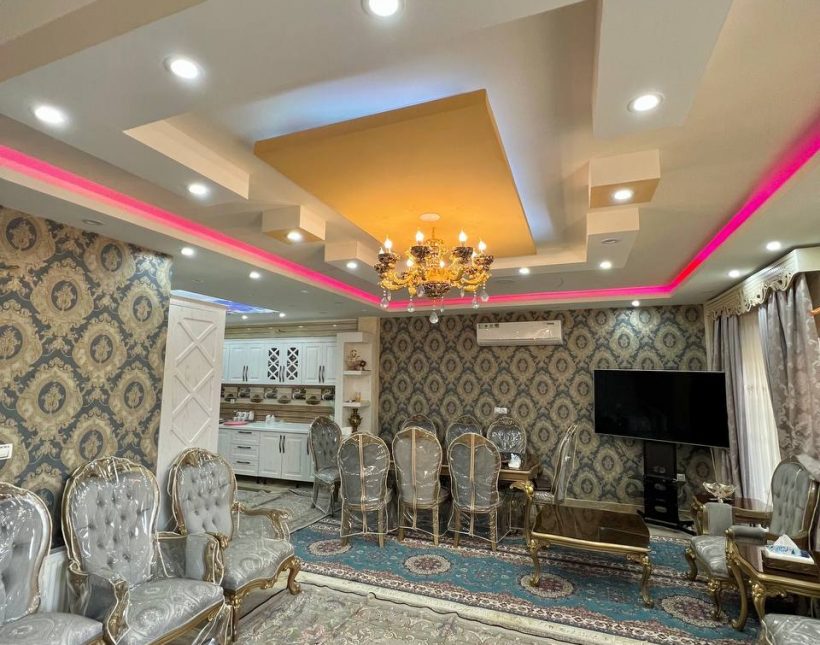 خرید ویلا در سعادت آباد 500 متری فول مبله نما سنگ شهرکی | 500 متر