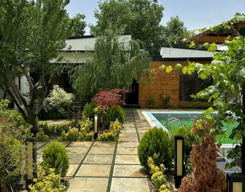 ویلا باغ مدرن استخر دار مبله شهرکی نعمت آباد | ۳۰۰ متر