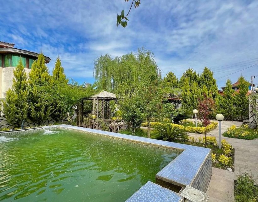 خرید ویلا باغ پیلوت 450 متری حیاط سازی زیبا | ۴۵۰ متر