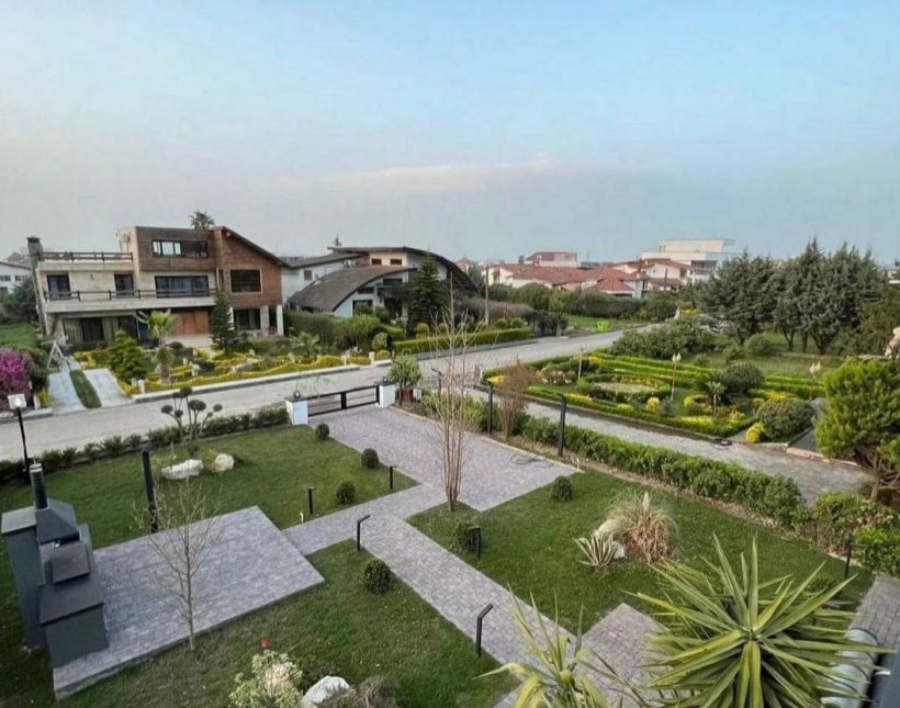خرید ویلا در شمال 460 متر زمین جنگلی ویلای زیبای مدرن | 460 متر