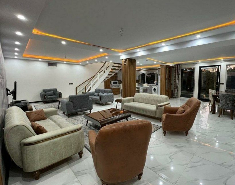 خرید ویلای مدرن شهرکی 350 متر زمین مبله کامل | 350 متر