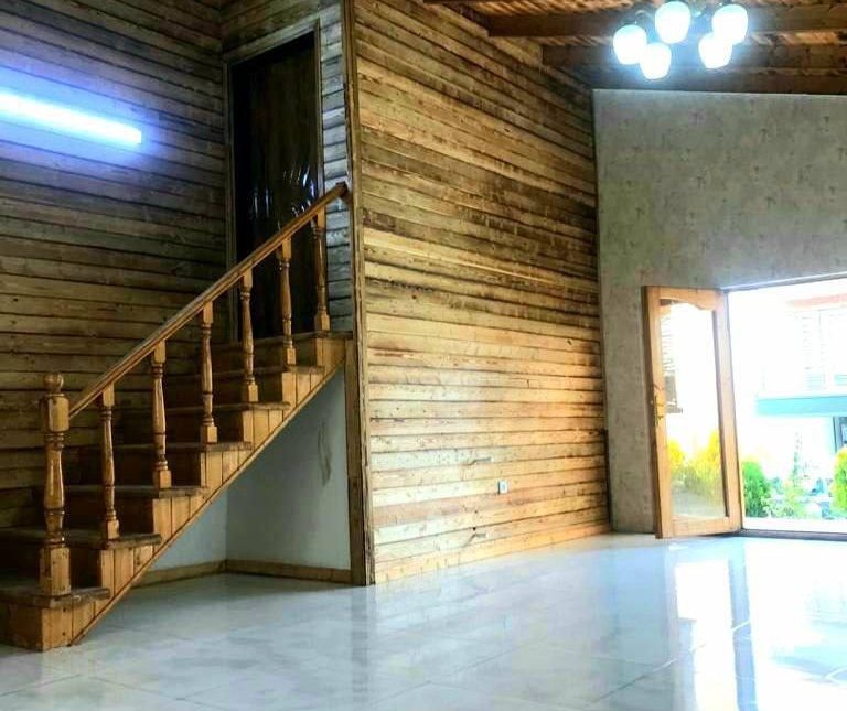 ویلا با ۱۴۵ متر بنا داخلی چوبی | ۲۵۰ متر