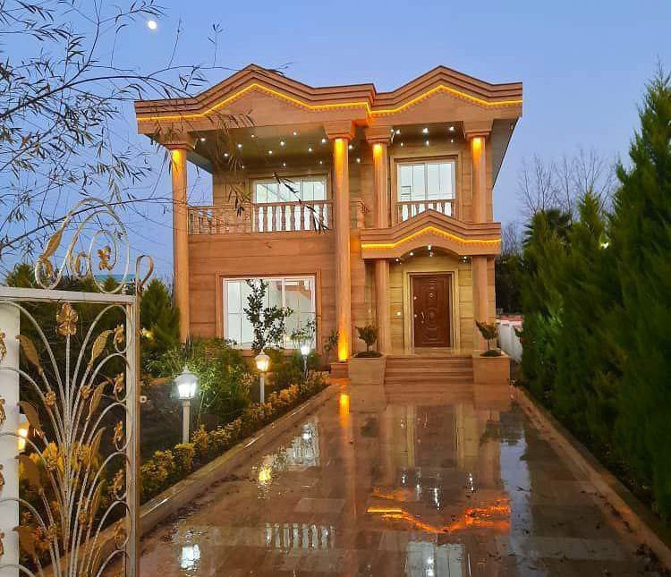 ویلا دوبلکس نما سنگ با ۳۵۰ متر زمین شهرکی | ۳۵۰ متر