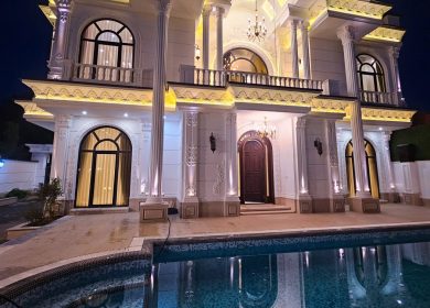 خرید قصر مجلل کلاسیک نما سنگ استخر دار بام سعادت آباد | 500 متر