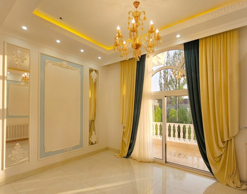 خرید قصر مجلل کلاسیک نما سنگ استخر دار بام سعادت آباد | 500 متر