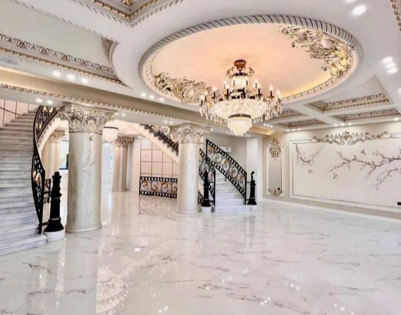 خرید ویلا عمارت ۵۰۰ متری استخر داخلی نما سنگ | 500 متر