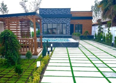 خرید ویلا باغچه ۲۱۰ متری استخر دار | ۲۱۰ متر