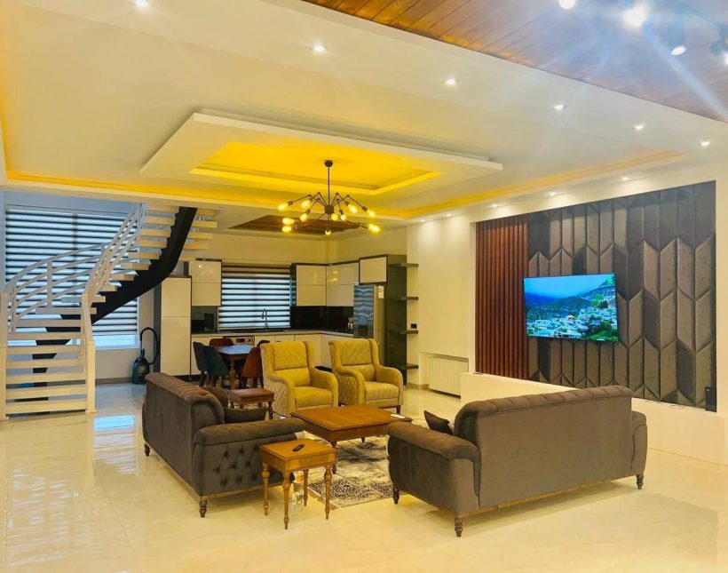 خرید ویلا مدرن با ۲۰۰ متر بنا مبله و هوشمند | ۳۲۰ متر