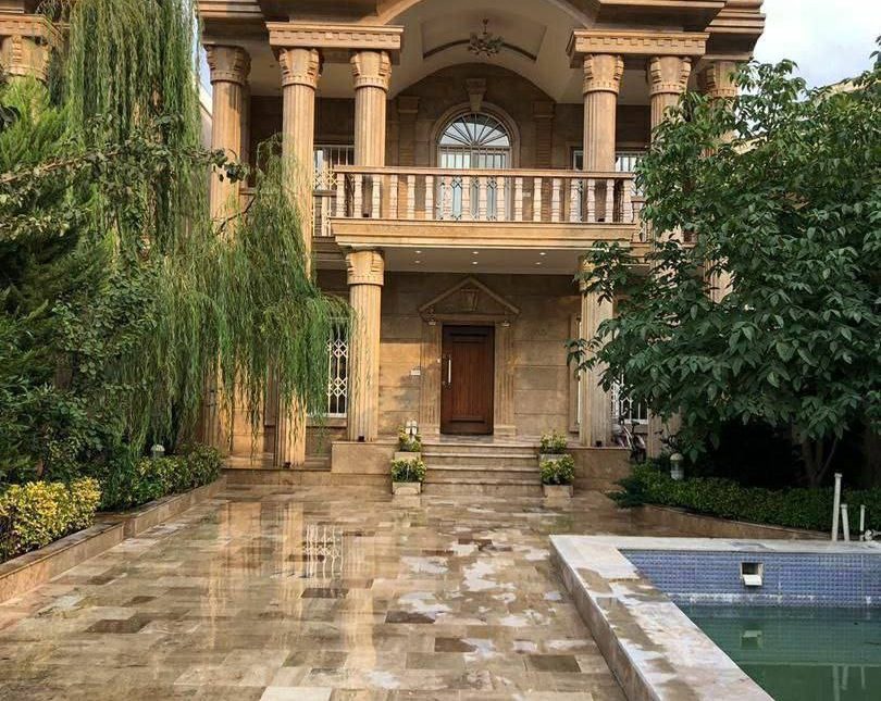 خرید ویلا باغ استخردار ۲۶۰ متر بنا مبله شهرکی سعادت آباد | ۳۵۰ متر