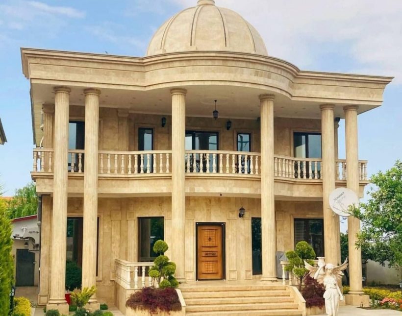 فروش ویژه ویلا عمارت نما سنگ ۶۰۰ متری فول فرنیش سعادت آباد | 600 متر