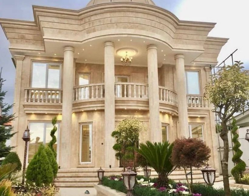 خرید ویلا کاخ با ۳۱۰ متر زمین با متریال عالی | ۳۱۰ متر