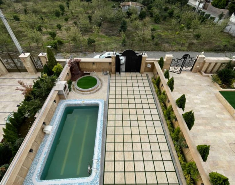 خرید کاخ ویلای شهرکی با استخر ۴ فصل در دامنه جنگل | ۴۵۰ متر