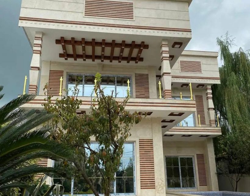 ویلا لوکس استخر دار نما سنگ ۴ خواب | ۳۵۰ متر