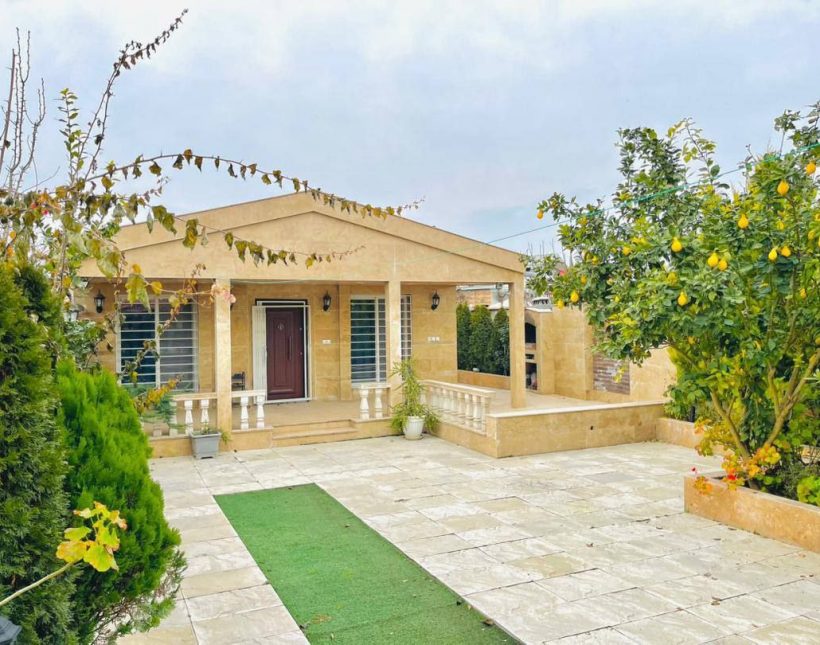 خرید ویلا باغ نما سنگ ۲۵۰ متر زمین اقساط بلند مدت | ۲۵۰ متر