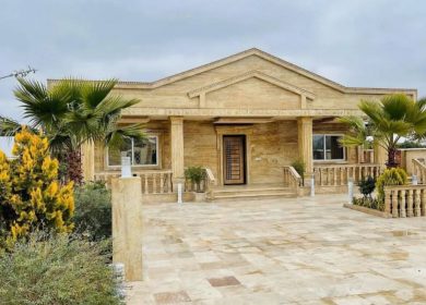 خرید ویلا نما سنگ استخردار با ۱۰۰۰ متر زمین سند دار | ۱۰۰۰ متر