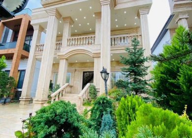 خرید ویلا نما سنگ ۳۷۰ متر زمین با لوکیشن عالی | ۳۷۰ متر