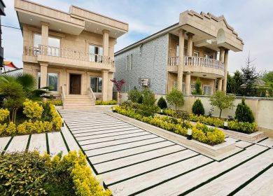 عمارت نما سنگ در منطقه زیبا و سرسبز بهدشت | ۳۰۰ متر