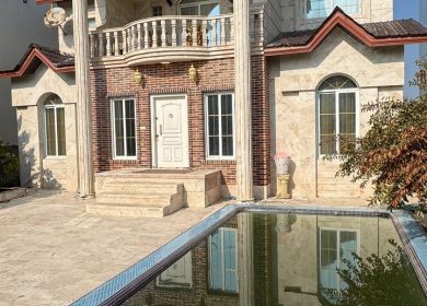 فروش باغ ویلای ۴۰۰ متری شهرکی و مبله نور | ۴۰۰ متر