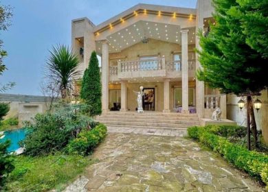خرید ویلا دوبلکس نماسنگ استخردار شهرک برند سعادت آباد | ۴۰۰ متر
