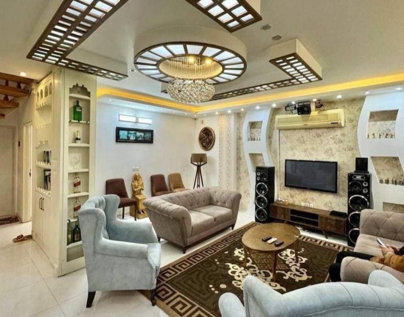 خرید ویلا دوبلکس نماسنگ استخردار شهرک برند سعادت آباد | ۴۰۰ متر