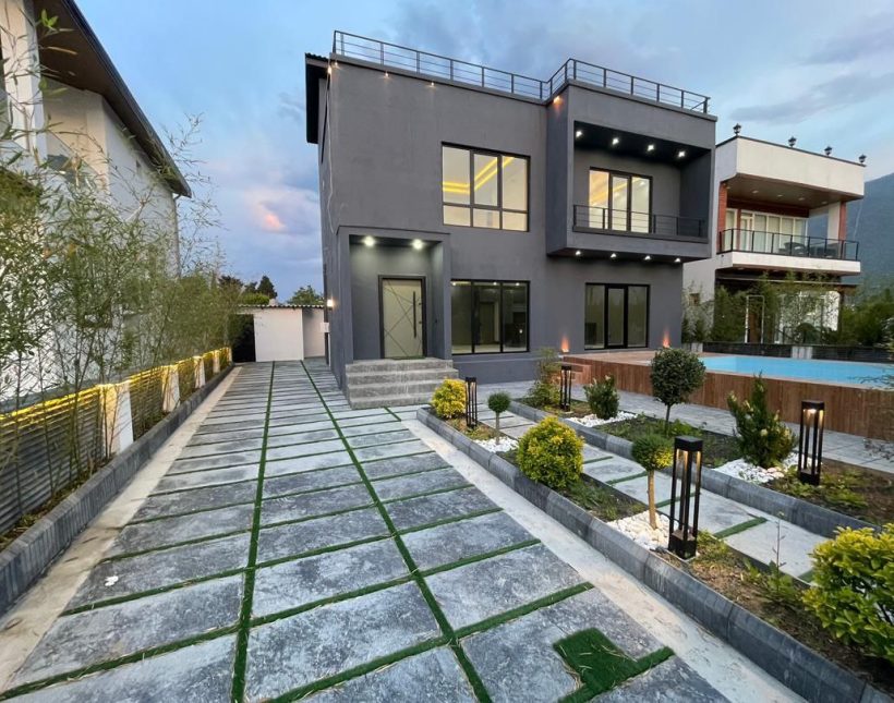 خرید ویلا دوبلکس روف گاردن استخر 4 فصل شهرک برند لوکس مدارک تکمیل | 380 متر