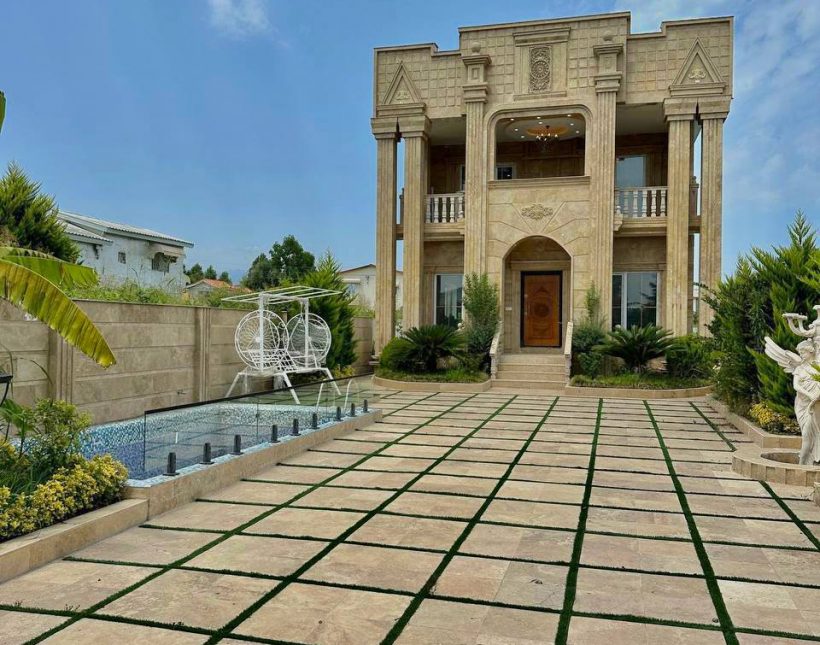 خرید ویلا نما سنگ ۴۰۰ متری با لوکیشن برند | ۴۰۰ متر