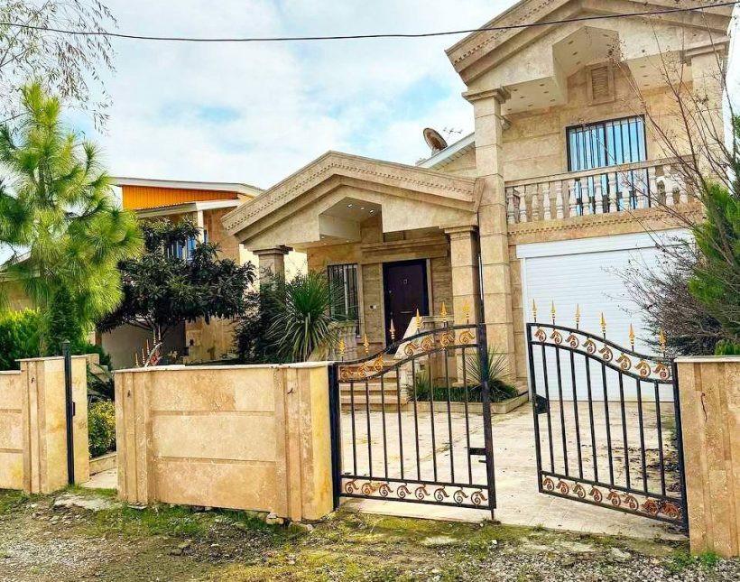 خرید ویلا پیلوت نما سنگ ۱۸۰متر بنا مبله | ۲۰۰ متر