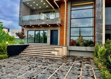 خرید ويلا 400 متری مدرن استخر داخلي ٤ فصل شهركي | 400 متر