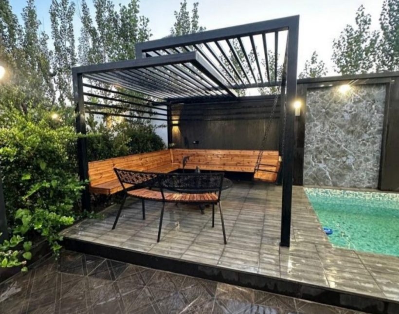 خرید ویلا باغچه استخر دار و فول فرنیش چمستان | 350 متر