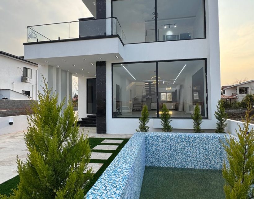 خرید ویلا دوبلکس نما مدرن استخر دار با ویو ۳۶۰ درجه الیمالات | ۳۵۰ متر