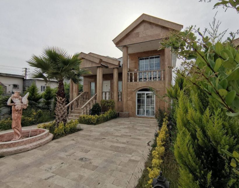 خرید ویلا نما سنگ ۲۰۰ متر زمین | ۲۰۰ متر