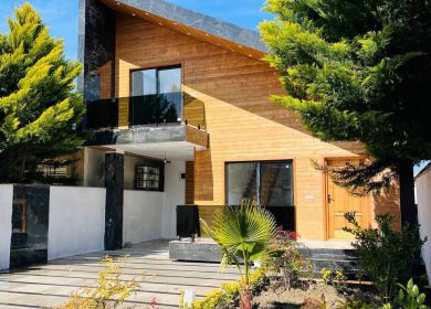 خرید ویلا نما چوب ۱۵۰ متر بنا | ۲۶۰ متر