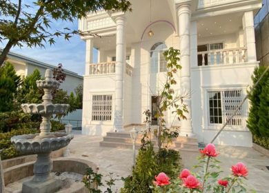 خرید ویلا نما رومی 320 متر زمین سند دار شهرکی چمستان | 320 متر