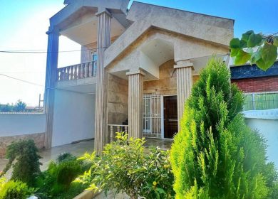 خرید ویلا نما سنگ ۲۴۰ متر زمین مبله | ۲۴۰ متر