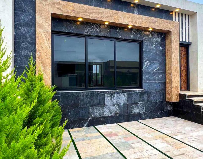 خرید ویلا نما سنگ با ۱۸۰ متر زمین | ۱۸۰ متر