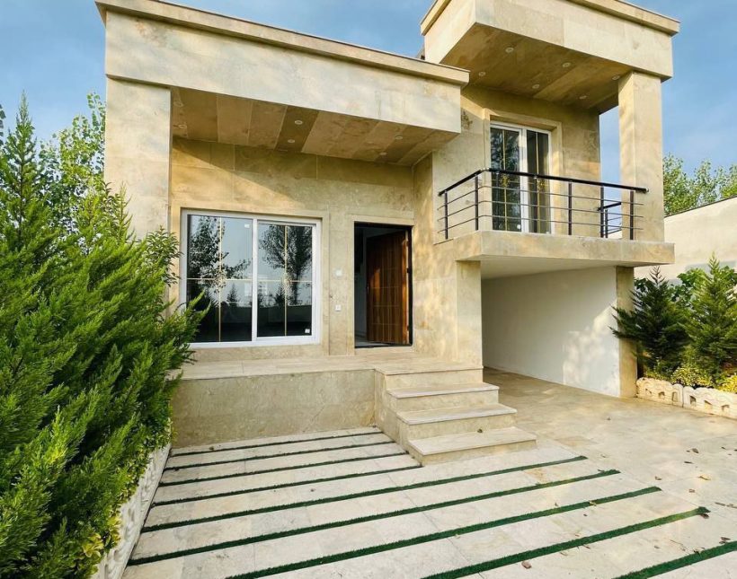 خرید ویلا نما سنگ با ۲۳۰متر زمین | ۲۳۰ متر