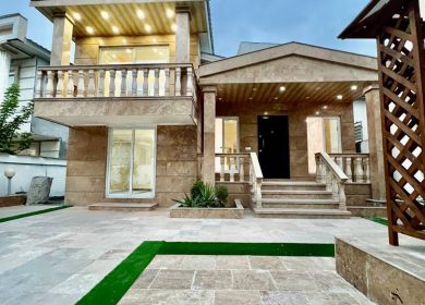 خرید ویلا نما سنگ‌ با ۲۴۰ متر زمین | ۲۴۰ متر
