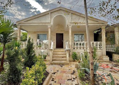 خرید ویلا مبله با ۱۰۰ متر بنا نما سنگ | ۲۳۰ متر