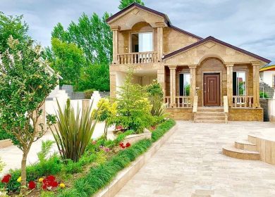 خرید ویلای زیبای نیم پیلوت نما سنگ جنگلی منطقه نور | ۳۳۰ متر