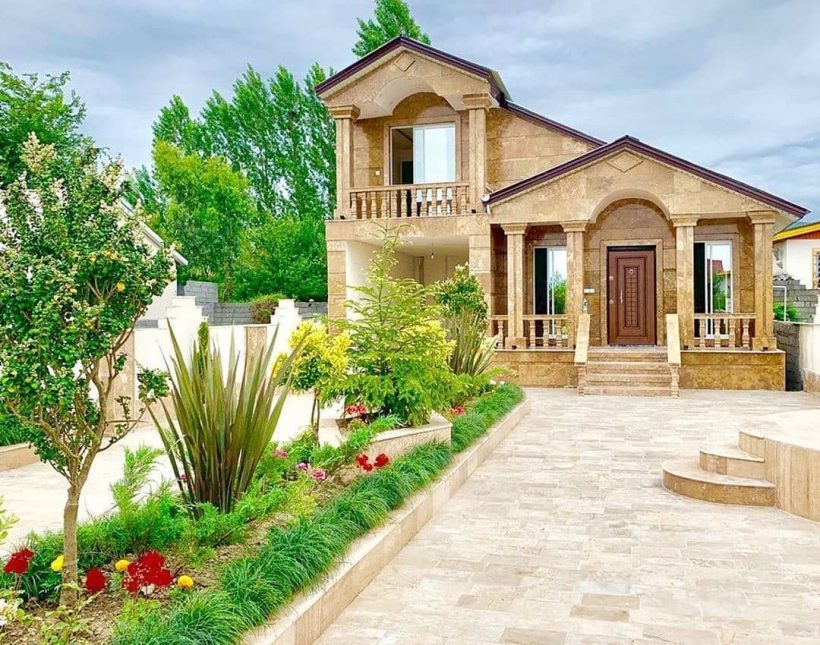 خرید ویلای زیبای نیم پیلوت نما سنگ جنگلی منطقه نور | ۳۳۰ متر