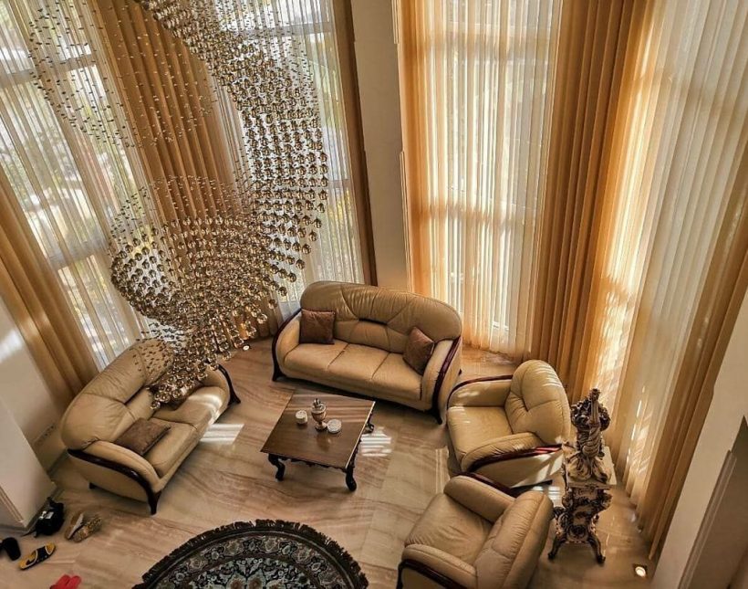 فروش کاخ ویلای 360 درجه نما هرمی استخردار مبله | 600 متر